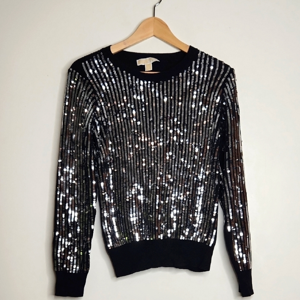 Michael‎ Kors Black Knit Sweater